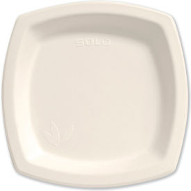 United Stationers Supply 8PSC-2050 Dart® Bare Eco Forward Sugarcane Dinnerware Plate, 8-5/16" Dia., Ivory, Pack of 500 image.