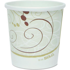 United Stationers Supply H4165-J8000 Dart® Flexstyle® Double Poly Paper Container, 16 oz, Pack of 500 image.