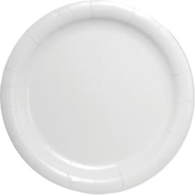 United Stationers Supply HP9S-2050 Dart® Bare Eco Forward Sugarcane Dinnerware Plate, 9" Dia., White, Pack of 500 image.