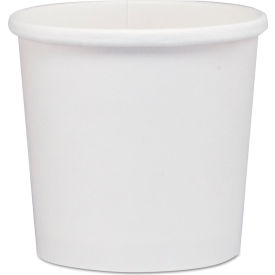 United Stationers Supply HS4125-2050 Dart® Flexstyle Double Poly Paper Container, 3-5/8" Dia. x 2-13/16"H, White, Pack of 500 image.