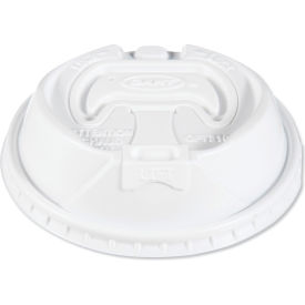 United Stationers Supply OPT316 Dart® Optima Reclosable Lids For 10 oz to 24 oz Paper Hot Cups, White, Pack of 1000 image.