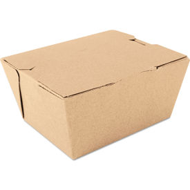 ChampPak Carryout Boxes, #1, 4-3/8"L x 3-1/2"W x 2-1/2"H, Kraft, 450/Carton view 2