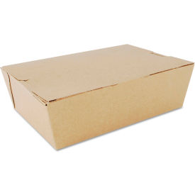 ChampPak Carryout Boxes, #3, 7-3/4"L x 5-1/2"W x 2-1/2"H, Kraft, 200/Carton view 2