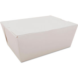 ChampPak Carryout Boxes, #4, 7-3/4"L x 5-1/2"W x 3-1/2"H, White, 160/Carton view 2