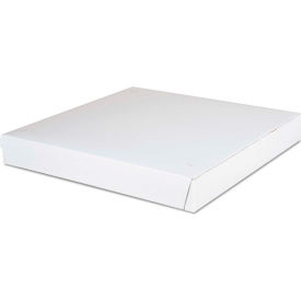 Southern Champion Tray SCH 1465 SCT® Paperboard Pizza Boxes,14"W x 14"D x 1-7/8"H, White, 100/Carton image.