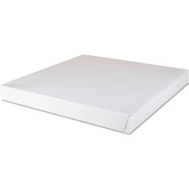 Lock-Corner Pizza Boxes, 18"L x 18"W x 1-7/8"H, White, 50/Carton view 2