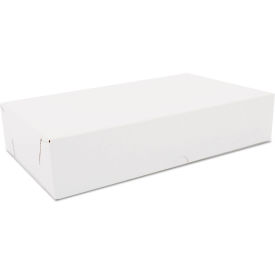 Two-Piece Sausage & Meat-Patty Boxes, 12"L x 7"W x 2-1/2"H, White, 100/Carton view 2