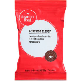 United Stationers Supply 12420871 Seattles Best Coffee™ Premeasured Coffee Packs, Portside Blend®, 2.1 oz, Pack of 72 image.