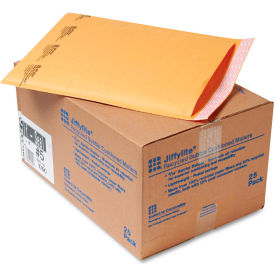 United Stationers Supply SEL10190 Sealed Air Jiffylite® Self Seal Mailers, #5, 10-1/2"W x 16"L, Golden Brown, 25/Pack image.