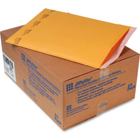 United Stationers Supply SEL10191 Sealed Air Jiffylite® Self Seal Mailers, #6, 12-1/2"W x 19"L, Golden Brown, 25/Pack image.