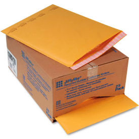 United Stationers Supply SEL10192 Sealed Air Jiffylite® Self Seal Mailers, #7, 14-1/2"W x 20"L, Golden Brown, 25/Pack image.