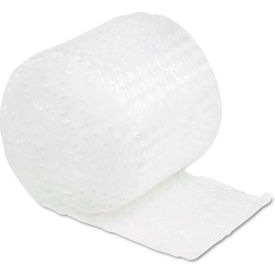 United Stationers Supply SEL15989 Sealed Air Bubble Wrap® Cushioning Material, 12"W x 30L x 1/2" Bubble, Clear, 1 Roll image.