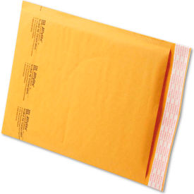 United Stationers Supply SEL39093 Sealed Air Jiffylite® Self Seal Mailers, #2, 8-1/2"W x 12"L, Golden Brown, 100/Pack image.