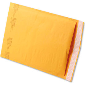 United Stationers Supply SEL39095 Sealed Air Jiffylite® Self Seal Mailers, #4, 9-1/2"W x 14-1/2"L, Golden Brown, 100/Pack image.