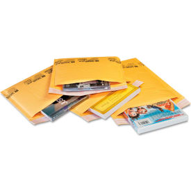 United Stationers Supply SEL55304 Sealed Air Jiffylite® Self Seal Mailers, #000, 4"W x 8"L, Golden Yellow, 250/Pack image.