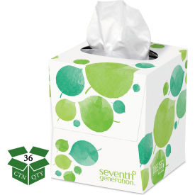 Seventh Generation® 100 Recycled Facial Tissue 2-Ply 85 Sheets/Box 36 Boxes/Case