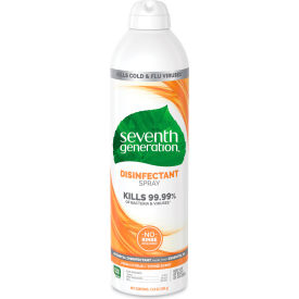 Seventh Generation 22980 Seventh Generation® Disinfectant Sprays, Fresh Citrus/Thyme, 13.9 Oz., Spray Bottle, 8/Carton image.