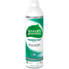 Seventh Generation 22981 Seventh Generation® Disinfectant Sprays, Eucalyptus/Spearmint/Thyme, 13.9 Oz. Bottle, 8/Carton image.