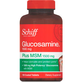 United Stationers Supply SFS11019 Schiff® Glucosamine Plus MSM Tablet, 150 Count image.