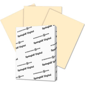 Springhill® Digital Index Color Card Stock 8-1/2"" x 11"" 110 lb. Ivory 250 Sheets/Pack