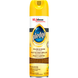 United Stationers Supply 301168 Pledge® Polish & Shine, Lemon, 14.2 oz. Aerosol Spray image.