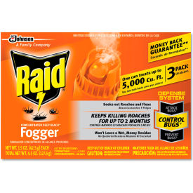 United Stationers Supply 305690 Raid® Concentrated Deep Reach Fogger, 1.5 oz. Aerosol Can, 36 Cans/Case image.