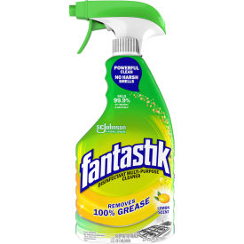 United Stationers Supply 306388 Fantastik® Disinfectant Multi-Purpose Cleaner Lemon Scent, 32 oz. Spray Bottle, 8/Case image.