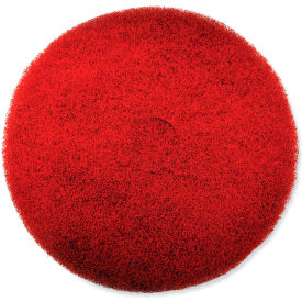 United Stationers Supply 311183 SC Johnson Professional® EZ Care Heavy Duty Scrub Pad, 17" Dia., Red/Gray, Pack of 5 image.
