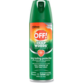 United Stationers Supply SJN334689 OFF® Deep Woods Insect Repellent, 6 oz Aerosol, 12/Carton image.