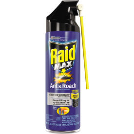 United Stationers Supply SJN655571 Raid® Ant/Roach Killer, 14.5 oz, Aerosol Spray Can, Unscented, 6/Carton image.