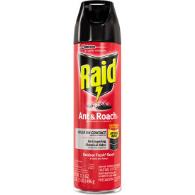SC Johnson 351104 Raid® Ant and Roach Killer, 17.5 oz. Aerosol Spray, 12 Cans - 351104 image.