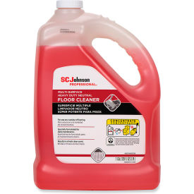 United Stationers Supply 680079 SC Johnson Professional® Neutral Floor Cleaner, Fresh Scent, 1 Gallon Bottle, Pack of 4 image.
