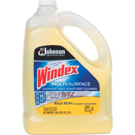 SC Johnson 682265 Windex® Multi-Surface Disinfectant Sanitizer Cleaner, Citrus Scent,1 Gal. Bottle/4 Case- 682265 image.