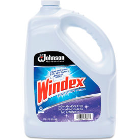 United Stationers Supply 697262 Windex® Multi-Surface Ammonia Free Streak-Free Cleaner, 128 oz. Refill Bottle image.