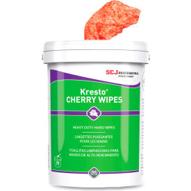 United Stationers Supply KCW70W SC Johnson Professional® Kresto® Cherry Wipes, Cloth, Red/White, Pack of 70 image.