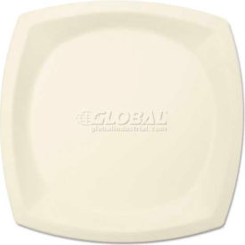 Solo Cups 10PSC-2050 SOLO® 10PSC-2050, Bare Eco-Forward Sugarcane Plates, 10" Dia., Ivory, 125/Pack image.