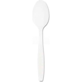 Solo Cups GBX7TW-00007 SOLO® GBX7TW-00007, Guildware Teaspoons, Polystyrene,  White, 1000/Carton image.