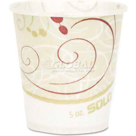 Solo Cups R53SYM SOLO® Paper Water Cups, Waxed, 5 oz., 30 Bags of 100/Carton image.