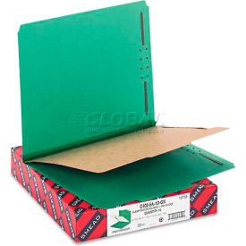 Smead Manufacturing Company 13733 Smead® Pressboard Classification Folders, Letter, Four-Section, Green, 10/Box image.
