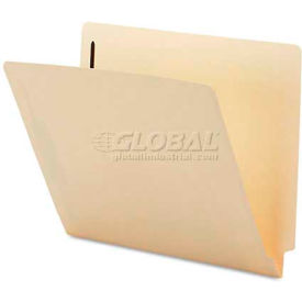 Smead Manufacturing Company 34115 Smead® Heavyweight Folder, Two Fasteners, End Tab, Letter, 11 Point Manila, 50/Box image.