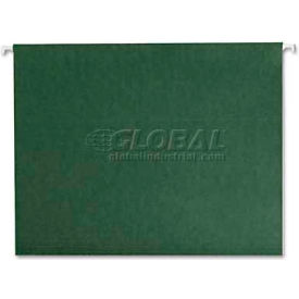 Smead Manufacturing Company 64010 Smead® Hanging File Folders, Untabbed, 11 Point Stock, Letter, Green, 25/Box image.