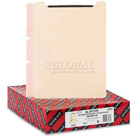 Smead Manufacturing Company 68027 Smead® Manila Self-Adhesive End/Top Tab Folder Dividers, Two Fasteners, Letter, 100/Box image.