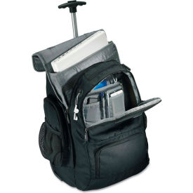 Samsonite 178961053 Samsonite® Wheeled Backpack, 14 x 8 x 21, Black/Charcoal image.