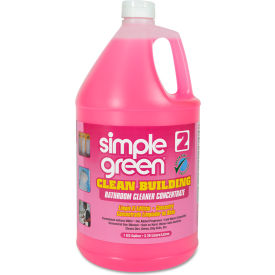United Stationers Supply SMP11101CT Simple Green® Clean Building® Bathroom Cleaner, 1 Gallon Bottle, 2/Case - 11101 image.