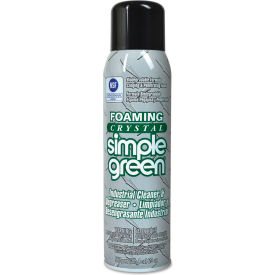 United Stationers Supply 610001219010 Simple Green® Foaming Crystal Industrial Cleaner and Degreaser, 20 oz. Aerosol, 12 Cans/Case image.