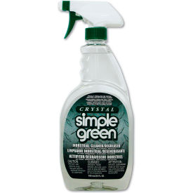 United Stationers Supply SMP19024 Crystal Simple Green® Industrial Cleaner and Degreaser, 24oz. Bottle, 12 Bottles - 19024 image.