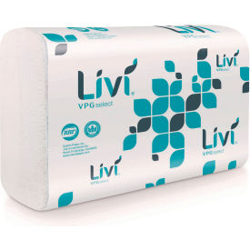 VPG Select Multi-Fold Towel, 1-Ply, 9-7/16"W x 9-1/16"L, White, 250/Pack, 16 Packs/Case view 2