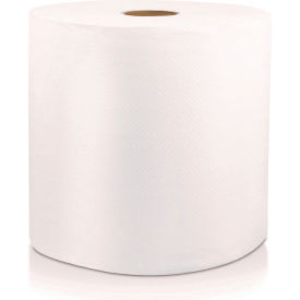 Hard Wound Roll Paper Towel, 1-Ply, 8"W x 800'L, White, 6/Case view 2