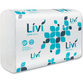 VPG Select Multi-Fold Towel, 1-Ply, 9-7/16"W x 10-9/16"L, White, 220 Sheets/Pack, 10/Case view 2
