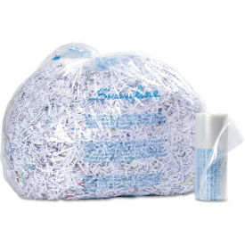 GBC-COMMERCIAL & CONSUMER GRP 1145482B GBC® Plastic Shredder Bags for TAA Compliant Shredders, 35-60 Gal Cap., Clear Plastic, 100/Box image.
